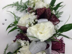 mini carnation corsage