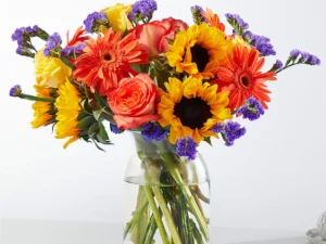 rowboat blossoms bouquet