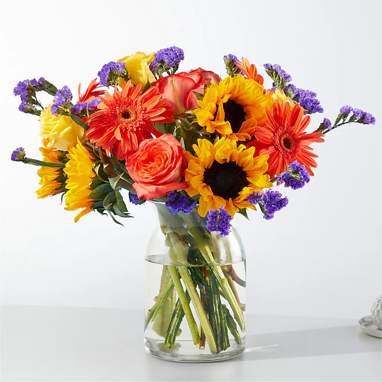rowboat blossoms bouquet